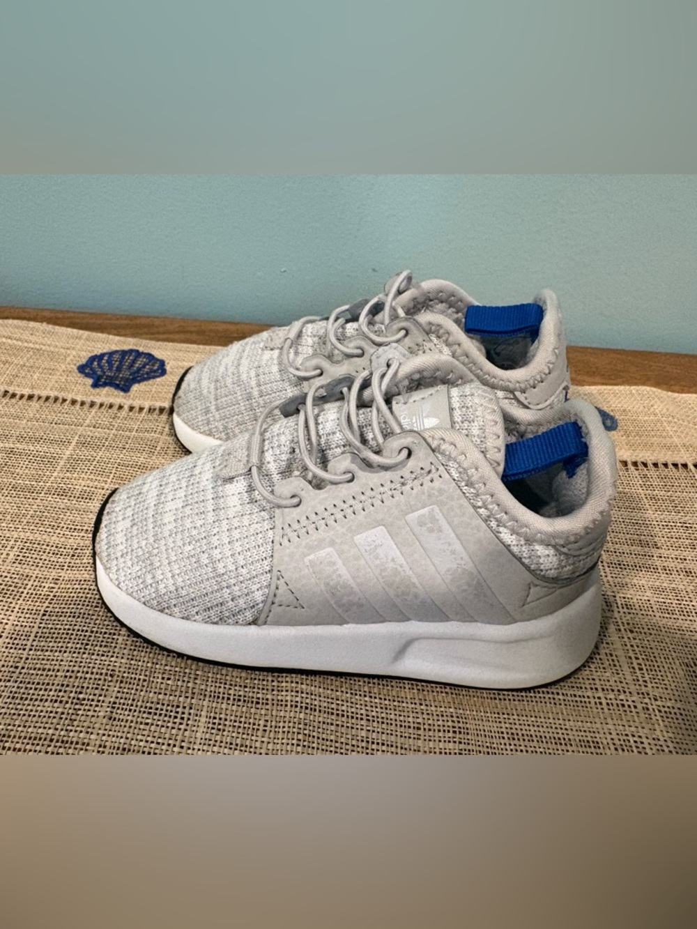 Adidas Toddler Boys' X-PLR Casual Athletic Sneakers Gray No Laces Size 6K